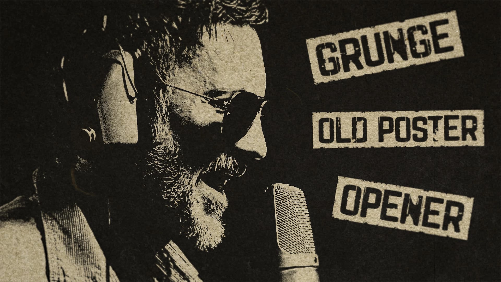Grunge Old Poster Opener — Cinematic Titles