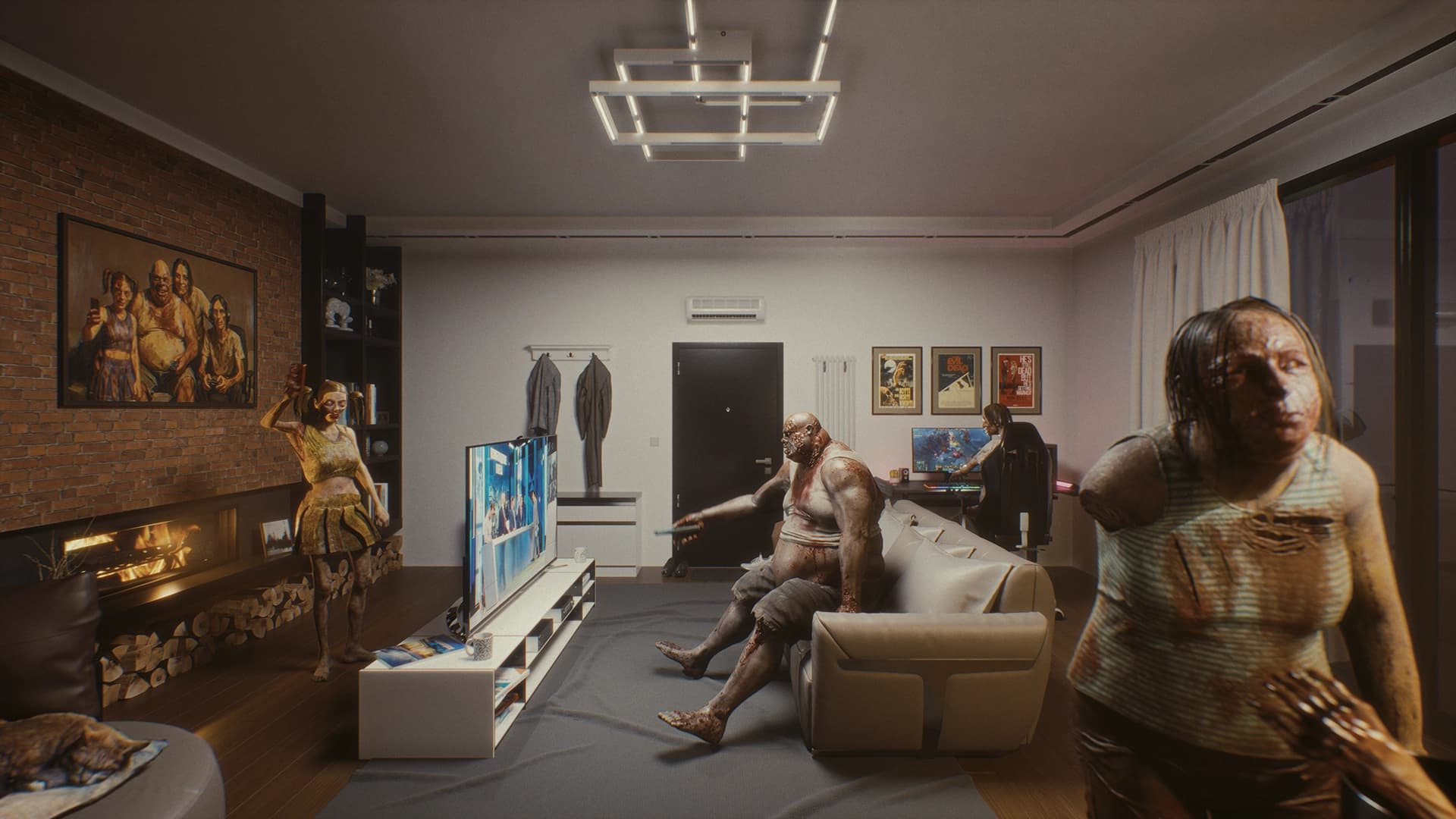 Zombie Room Loop — 3D / AI